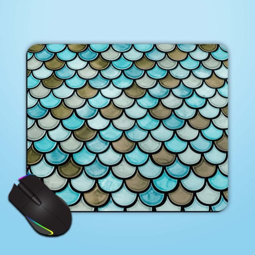 Vintage Blue Glass Mouse Pad Zapvi