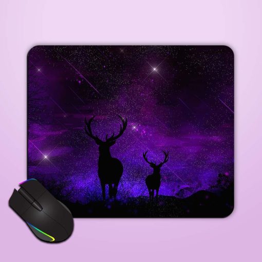 Beautiful Deer Painting Mouse Pad Zapvi