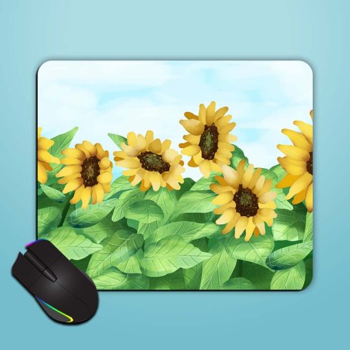 Sunflowers Mouse Pad Zapvi