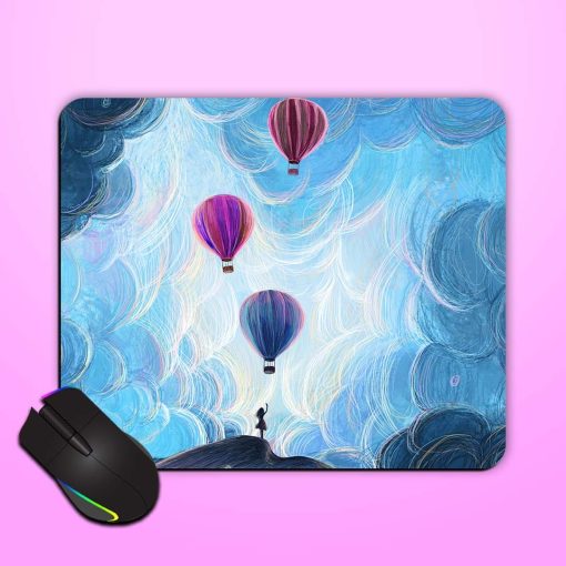 Balloon Illustration Art Mouse Pad