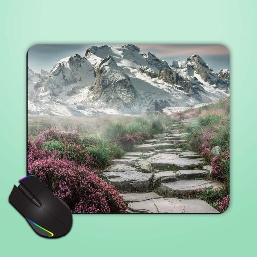 Snow Mountain Mouse Pad Zapvi