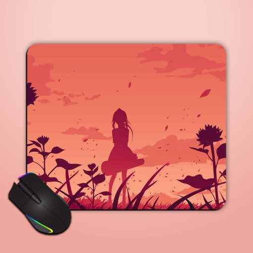 Sunset Garden Mouse Pad Zapvi