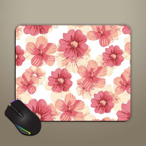 Geranium Cranesbill Colorful Mouse Pad Zapvi