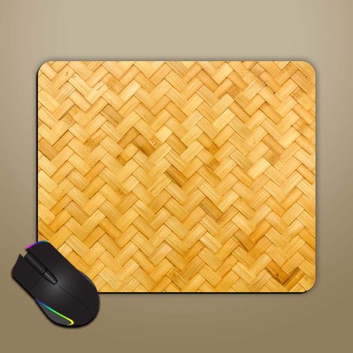 Bamboo Texture Background Mouse Pad Zapvi