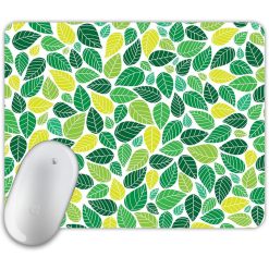 Alternative view of Abstract Colorful Leaves Mouse Pad