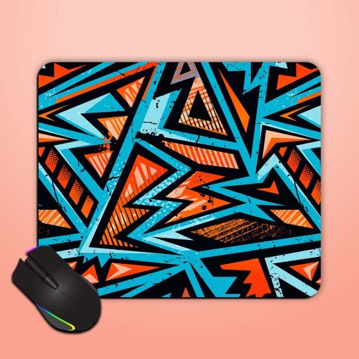 Abstract Seamless Grunge Mouse Pad