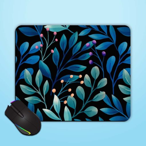 Cute Vector Floral Mouse Pad Zapvi