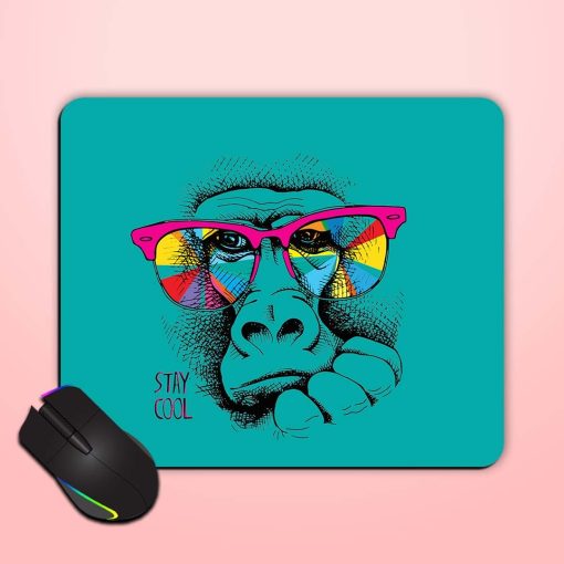 Vector Illustration Portrait Mouse Pad Zapvi