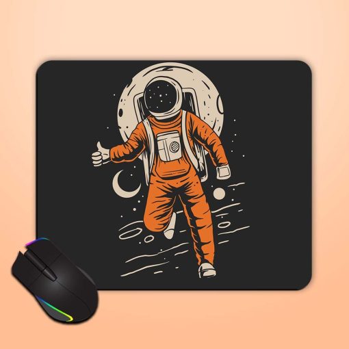 Astronaut On Space Mouse Pad