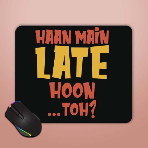 Humorous Hindi Quote Mouse Pad Zapvi