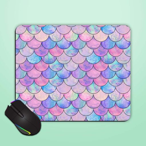 Mermaid Fish Scale Mouse Pad Zapvi