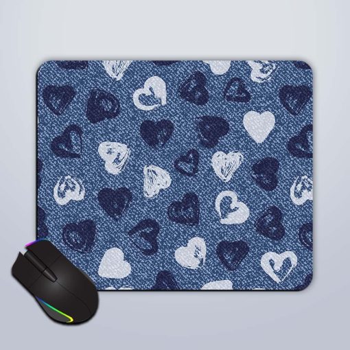 Vector Valentine Background Mouse Pad Zapvi