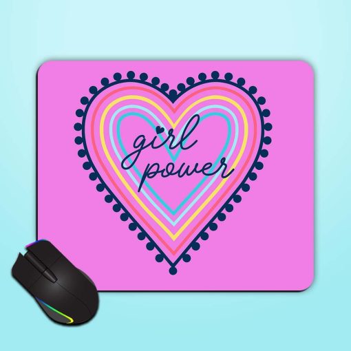 Hand Drawing Heart Mouse Pad Zapvi