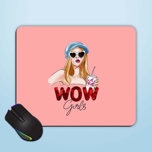 Wow Girls Sequins Mouse Pad Zapvi