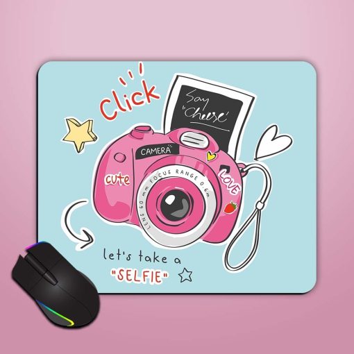 Typography Slogan Cartoon Mouse Pad Zapvi