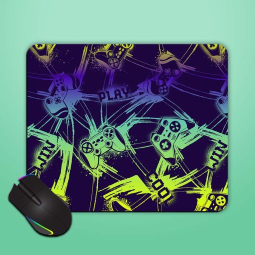 Graffiti Seamless Pattern Mouse Pad Zapvi