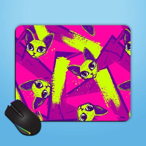 Abstract Seamless Grunge Mouse Pad