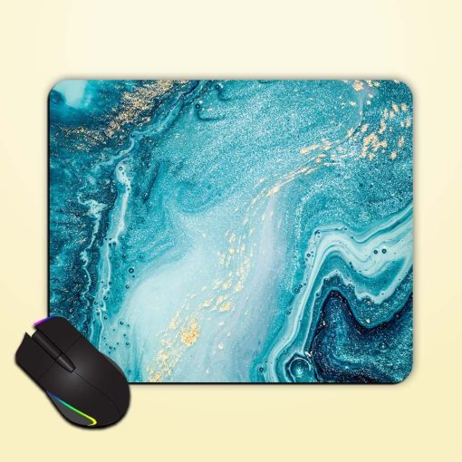 Abstract Ocean Art Mouse Pad Zapvi