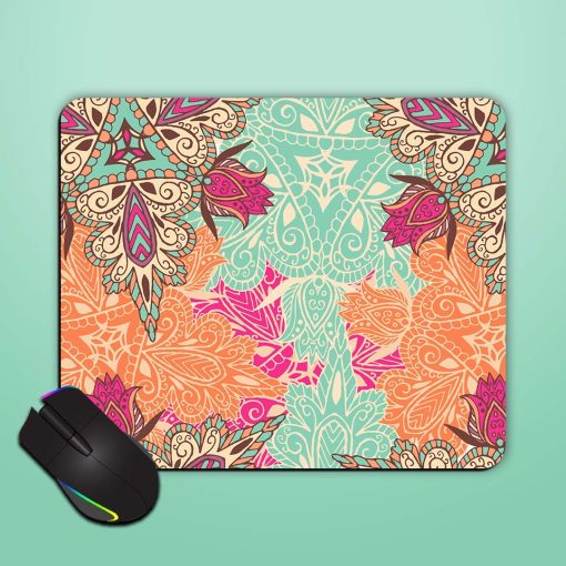 Mandala Vector Pattern Mouse Pad Zapvi