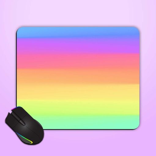 Rainbow Pastel Color Mouse Pad Zapvi