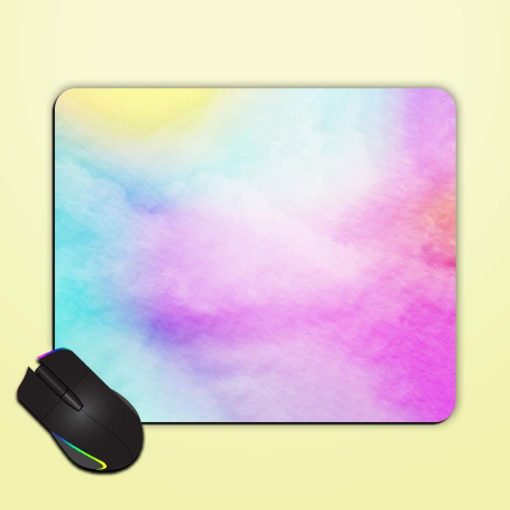 Abstract Pastel Color Mouse Pad Zapvi