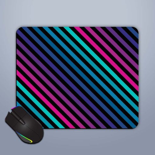 Diagonal Stripes Seamless Mouse Pad Zapvi