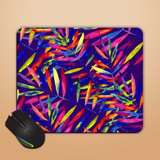 Watercolor Seamless Pattern Mouse Pad Zapvi