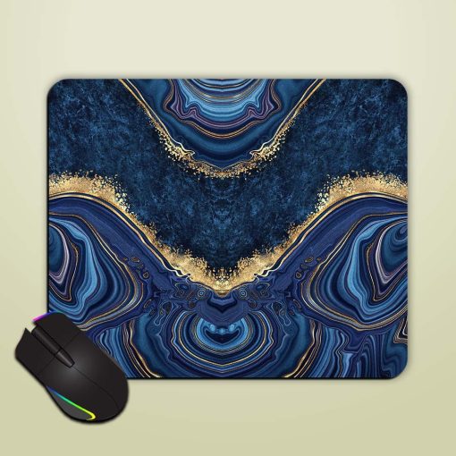 Abstract Background Blue Mouse Pad Zapvi