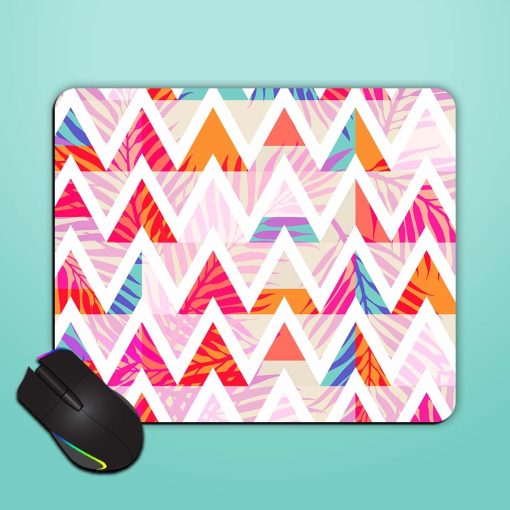 Abstract Triangle Background Mouse Pad