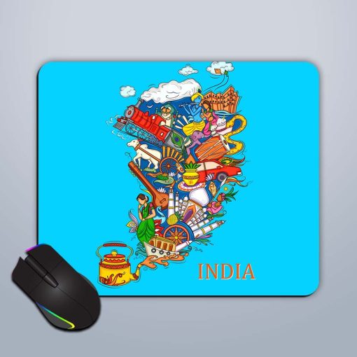 Vector Design Indian Mouse Pad Zapvi