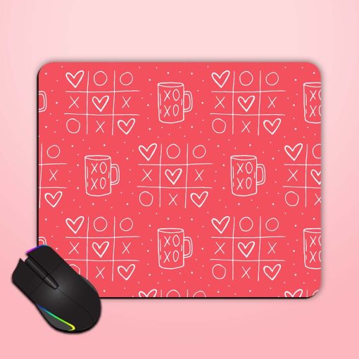 Tictactoe Cup Vector Mouse Pad Zapvi