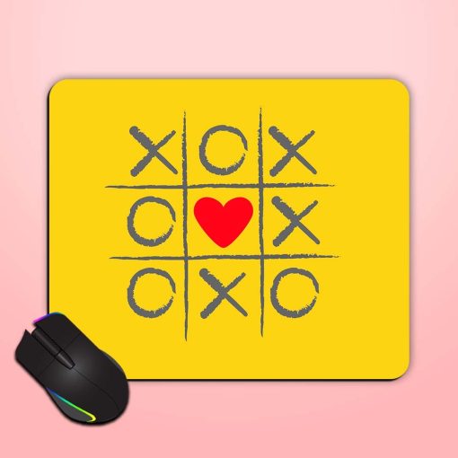 Tic Tac Toe Mouse Pad Zapvi