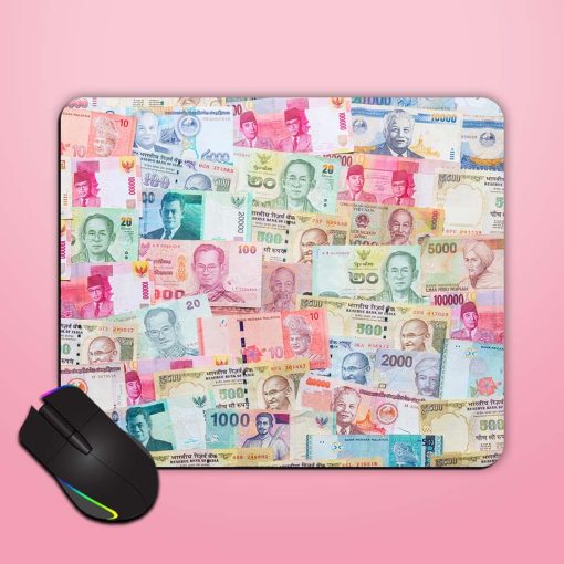 Background Asian Currency Mouse Pad