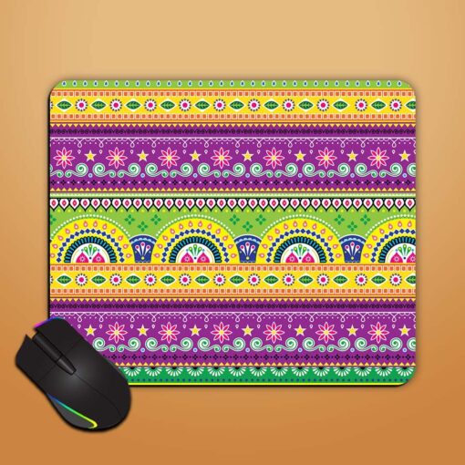 Jingle Trucks Pattern Mouse Pad Zapvi