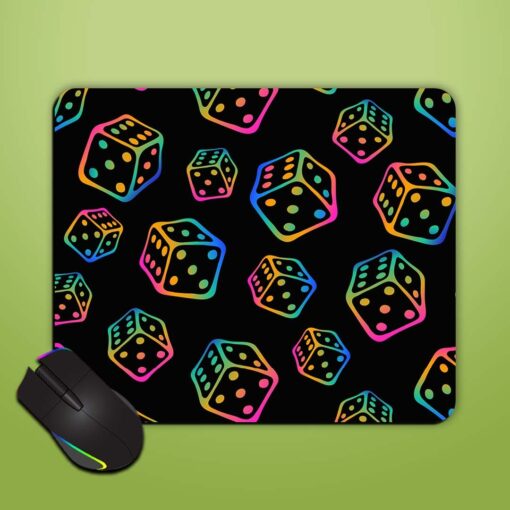 Crazy Rainbow Seamless Mouse Pad Zapvi