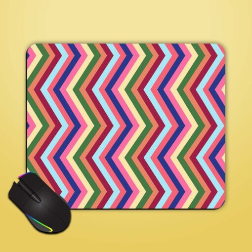 Zigzag Pattern Bacground Mouse Pad Zapvi