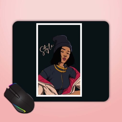 Stylish Girl Mouse Pad Zapvi