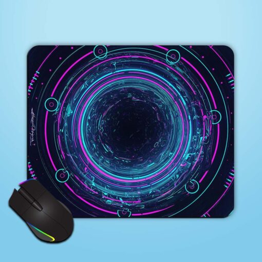 Time Circle Mouse Pad Zapvi