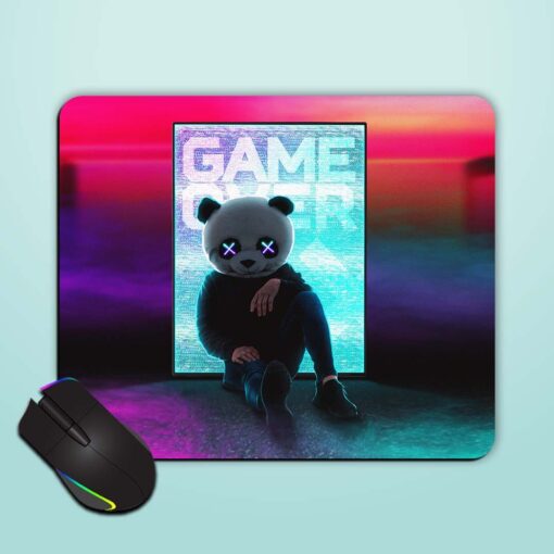 Game Over Panda Mouse Pad Zapvi