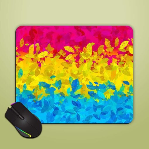 Abstract Leaf Art Mouse Pad Zapvi