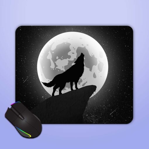 Wolf Cries To Mouse Pad Zapvi