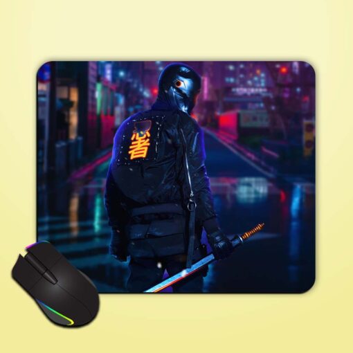 Warrior In City Mouse Pad Zapvi