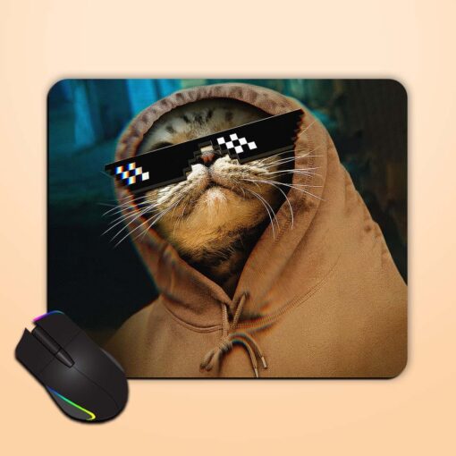 Thug Life Cat Mouse Pad Zapvi