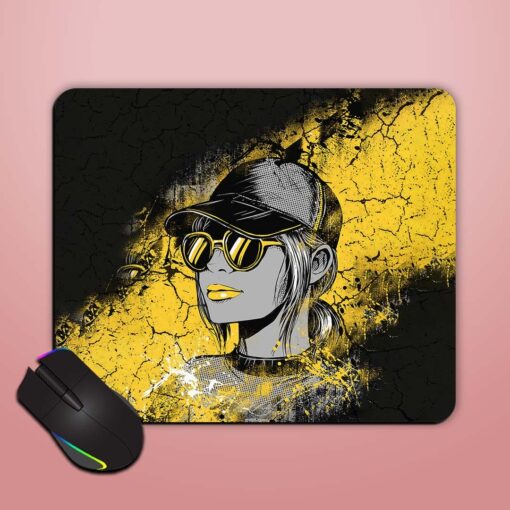 Stylish Girl Mouse Pad Zapvi