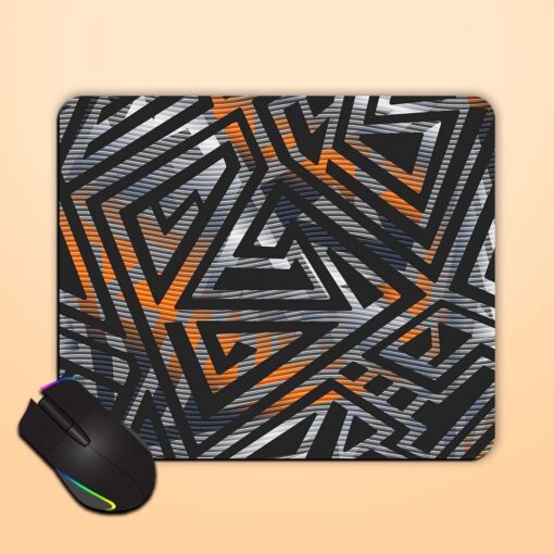 Metal Geometric Pattern Mouse Pad Zapvi