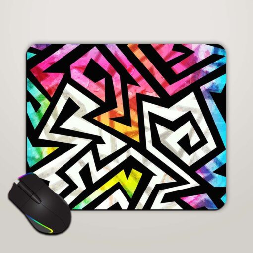 Music Geometric Seamless Mouse Pad Zapvi