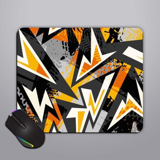 Abstract Seamless Chaotic Mouse Pad Zapvi