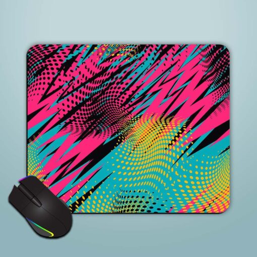 Abstract Seamless Geometric Mouse Pad Zapvi