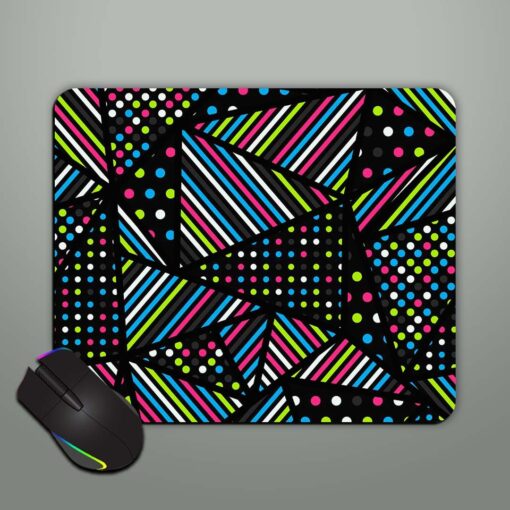 Abstract Triangle Seamless Mouse Pad Zapvi