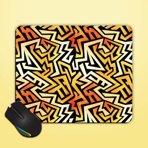 Ancient Maze Seamless Mouse Pad